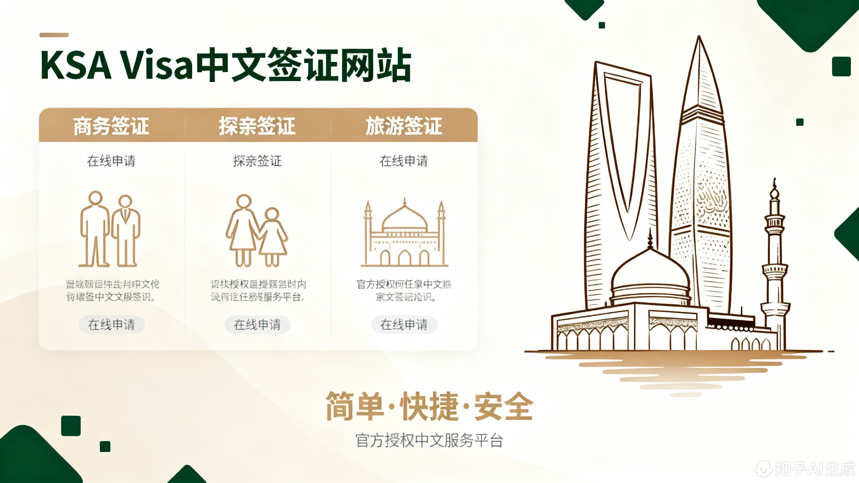 KSA Visa电子签证系统